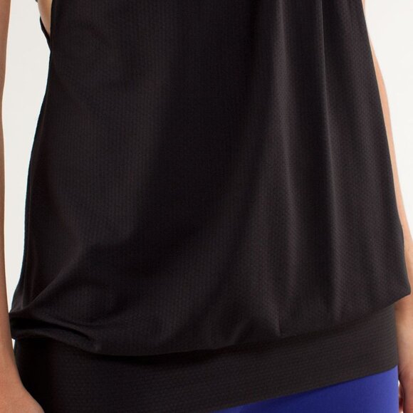 Lululemon No Limits Tank  - Tonka Stripe Cashew & Heathered Black - US 6 - Picture 5 of 10